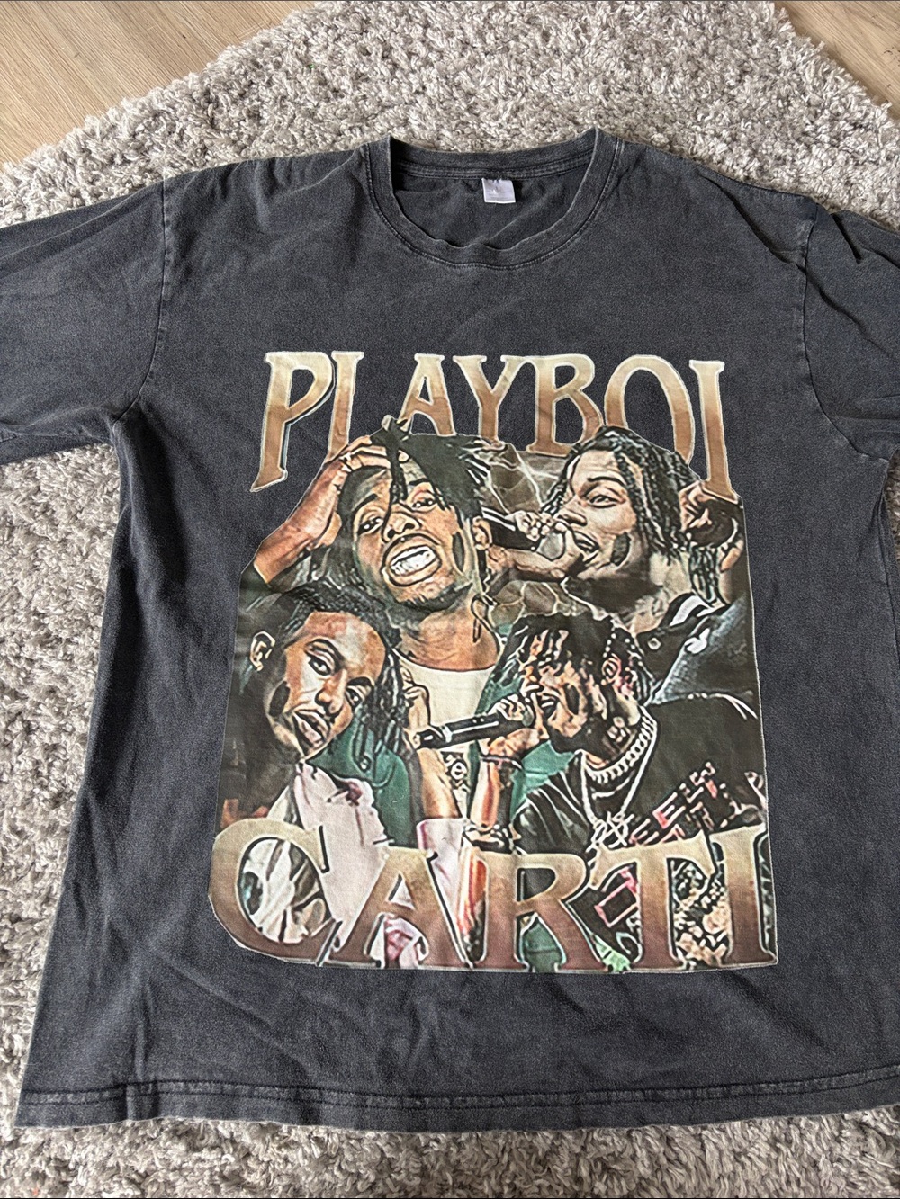Playboi Carti Graphic Band Tee - Black